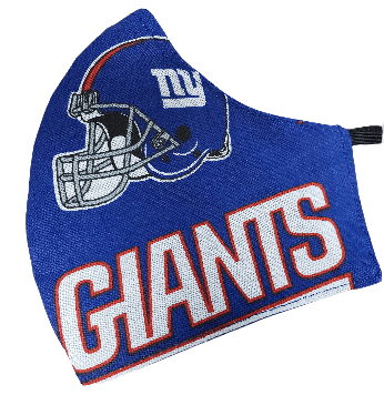 "Masks By Loretta" New York Giants Face Mask