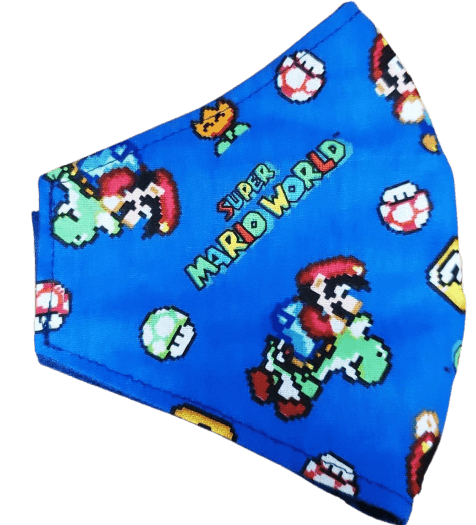 "Masks By Loretta" Super Mario Face Mask