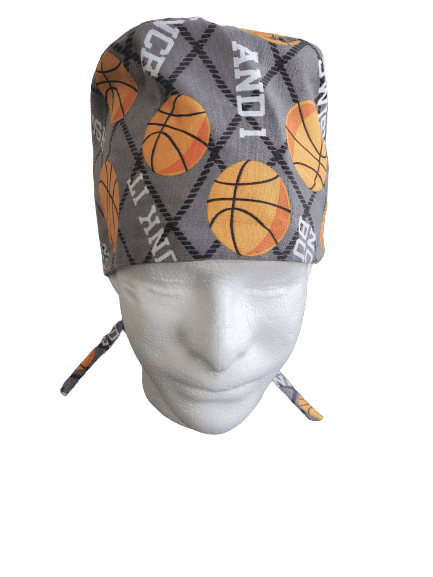"Masks By Loretta" Basketball Scrub Hat