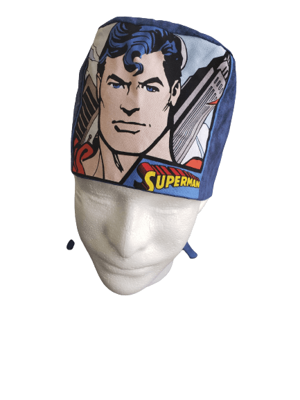 "Masks By Loretta" Superman Scrub Hat
