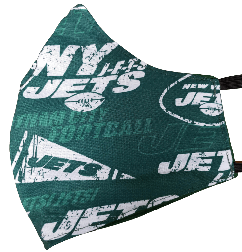 "Masks By Loretta" New York Jets Face Mask